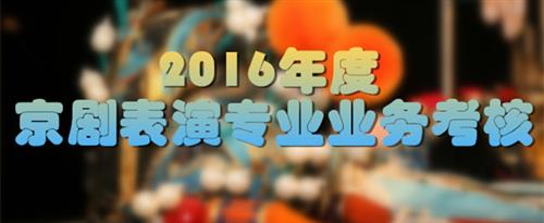 操bxx在线观看国家京剧院2016年度京剧表演专业业务考...